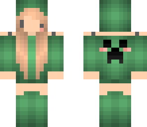 chibi creeper girl