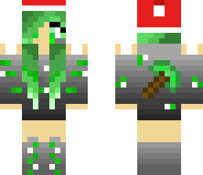 the emerald pickaxe christmas skin