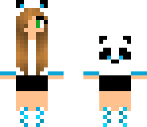 edited panda girl
