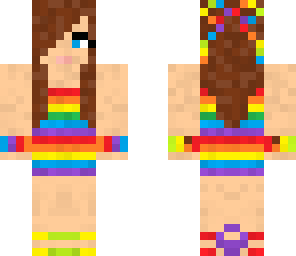 rainbow girl