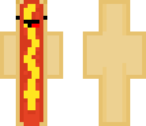 edited hotdog skin