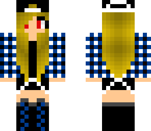 blue girl