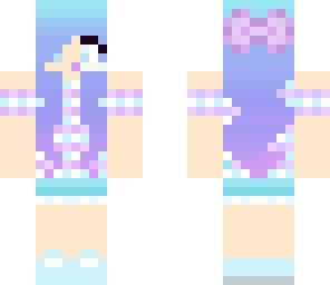 cute gamer girl----purple and blue