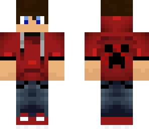red hoodie boy