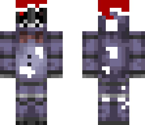 fnaf2 bonnie with santa hat