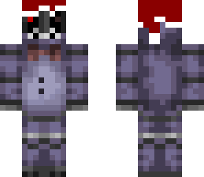 fnaf2 bonnie with santa hat
