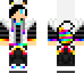 artic rainbow wolf