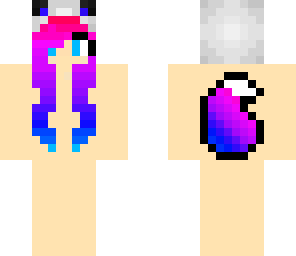 rainbow skinbase girl