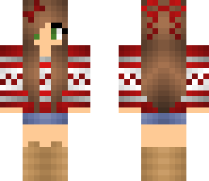 red sweater girl