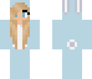 blue rabbit girl