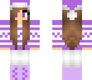 violet chrismas girl