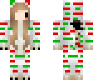 christmas tiger girl chibi