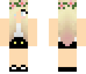 flower print girl