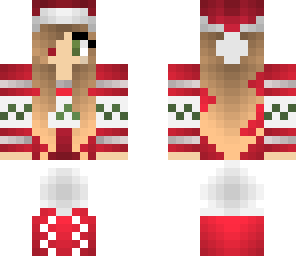 finished holiday sweater girl