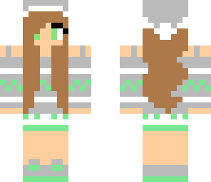 chrismas green girl
