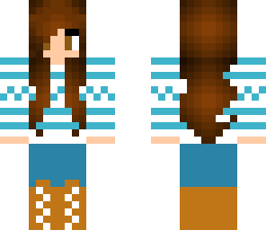 brown sweather girl