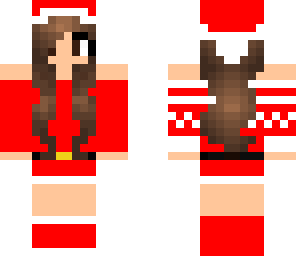 cute festive santa girl