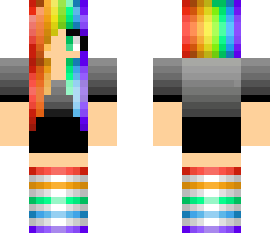 rainbow girl