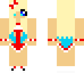 girl life guard in swim suit