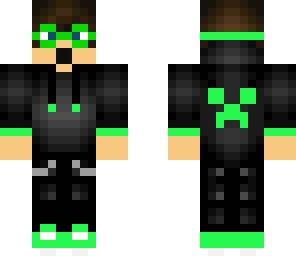 neon kid with glasses