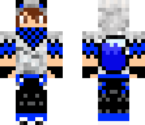 wolf boy re-colored blue