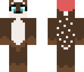 reindeer skin with santa hat