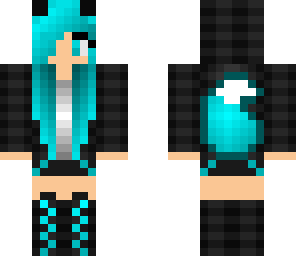 blue wolf girl