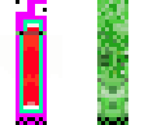 amazed purple plus green angel creeper