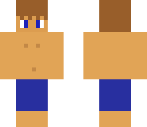 man with no shirt