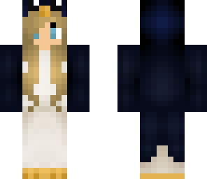 blonde penguin girl