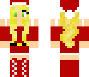 blond christmas girl