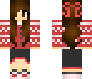 edited christmas girl