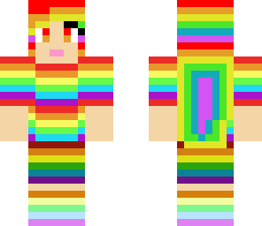 rainbow girl