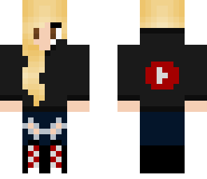 blonde youtuber girl