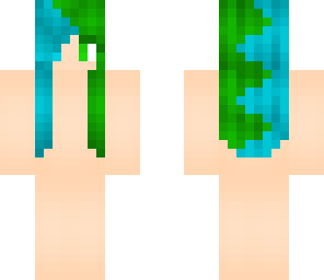 blue and green hair base