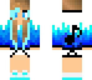 music girl with highlights