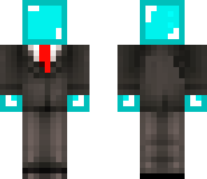 diamond block in suit