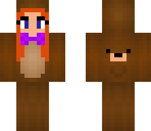 girl bear with fez