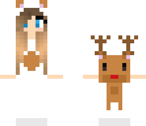 cute reindeer girl