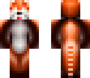 gender neutral red panda skin