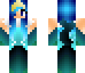 slightly edited vaporeon girl