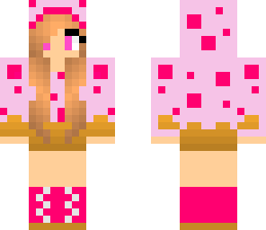 cute pink cake girl