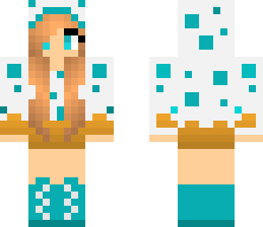 teal cake girl