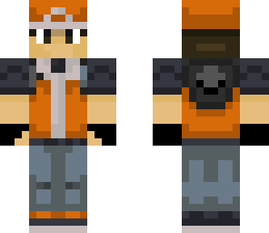 orange pokemon trainer