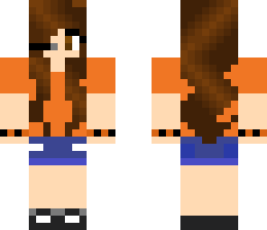 skryptic fan made skin girl