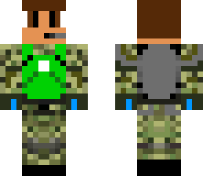 mati con ropa de soldado