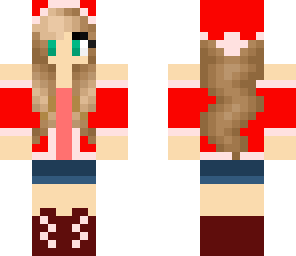 dirty blonde santa girl