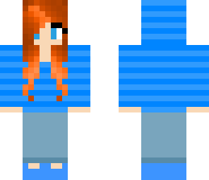 blue hoodie ginger
