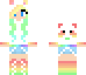 rainbow panda