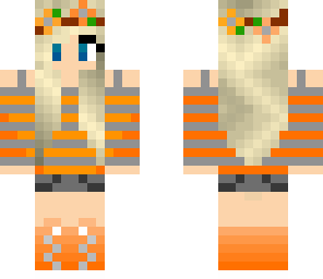 orange blonde girl 